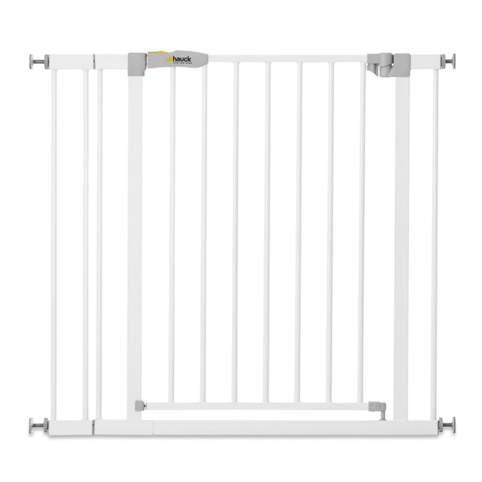 hauck 59728 Open N Stop KD Pressure Fit with 3.5 Inch Extension Baby Gate, White