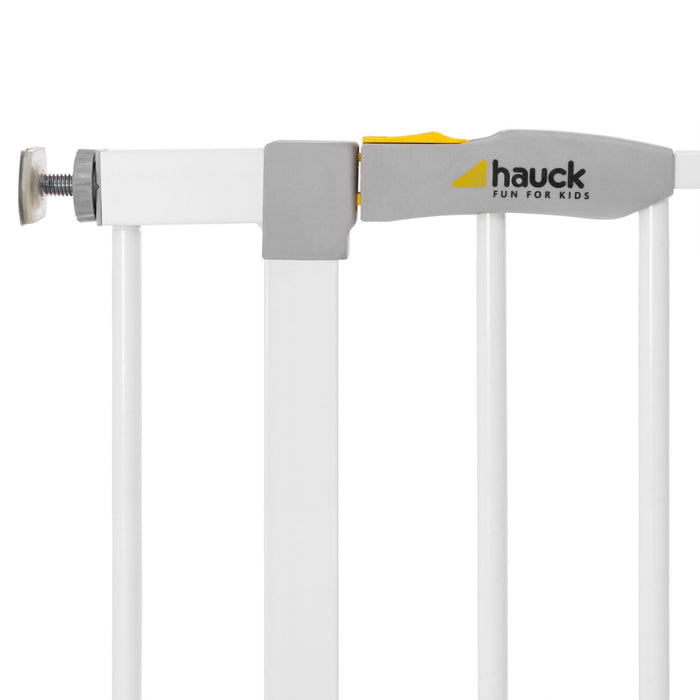 Hauck 59727 Open N Stop KD Pressure Fit with 8 Inch Extension Baby Gate, White