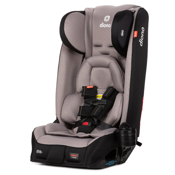 Diono Radian 3RXT Slim Fit 3 Across All-In-One Convertible Car Seat, Gray Oyster