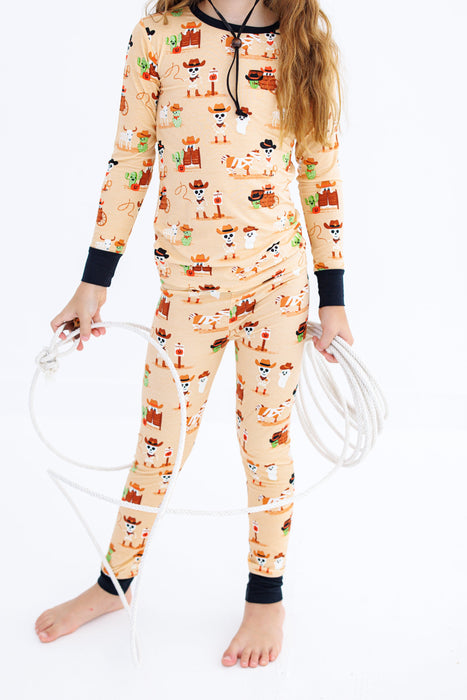 Birdie Bean willie 2-piece glow-in-the-dark pajamas: LONG