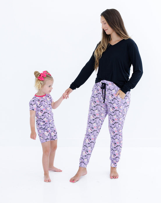 Birdie Bean carrie 2-piece glow-in-the-dark pajamas: SHORT