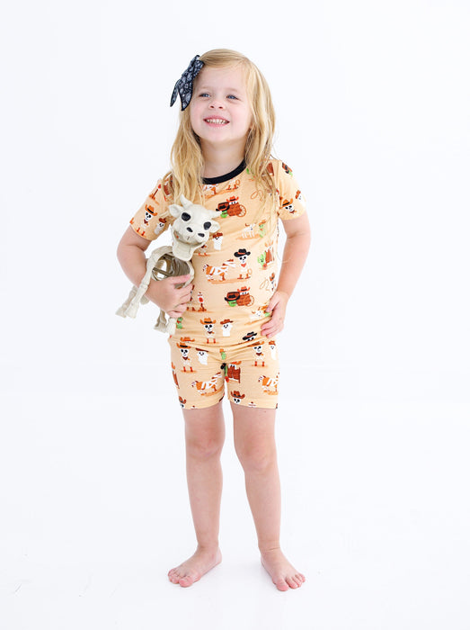 Birdie Bean willie 2-piece glow-in-the-dark pajamas: SHORT