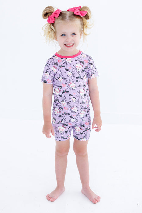 Birdie Bean carrie 2-piece glow-in-the-dark pajamas: SHORT