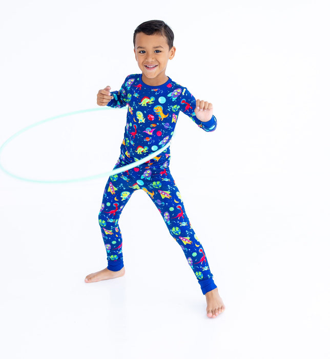 Birdie Bean comet 2-piece pajamas: LONG