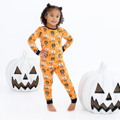 Birdie Bean michael 2-piece glow-in-the-dark pajamas: LONG