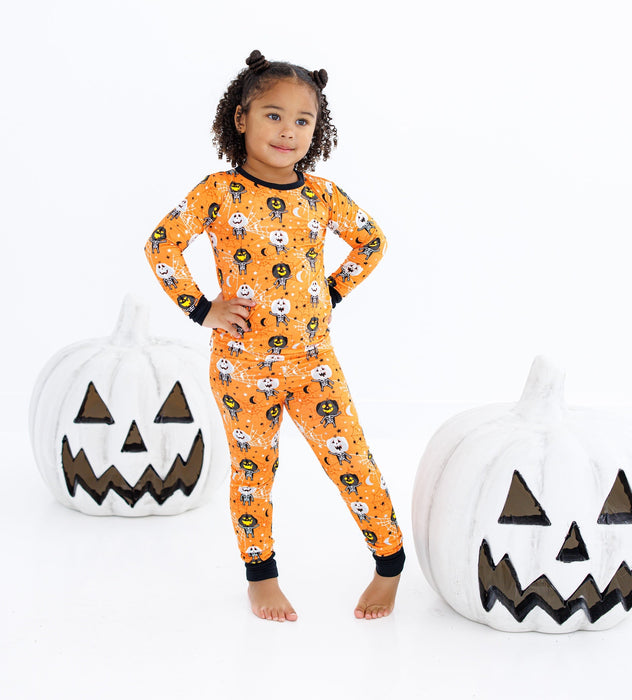 Birdie Bean michael 2-piece glow-in-the-dark pajamas: LONG