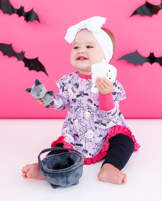 Birdie Bean carrie glow-in-the-dark peplum set: INFANT