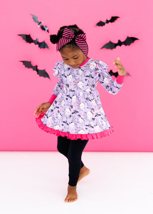 Birdie Bean carrie glow-in-the-dark peplum set: GIRL'S