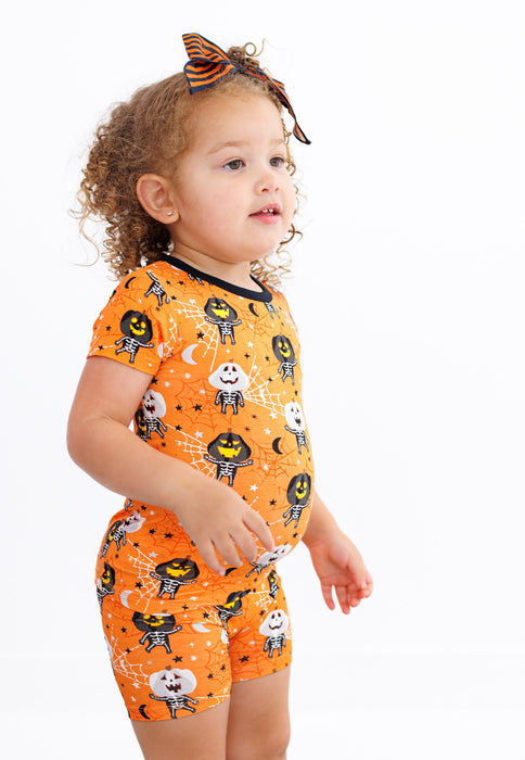 Birdie Bean michael 2-piece glow-in-the-dark pajamas: SHORT