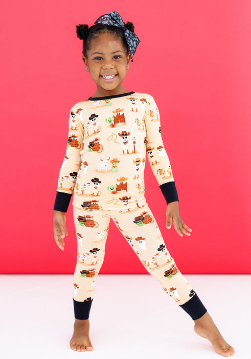 Birdie Bean willie 2-piece glow-in-the-dark pajamas: LONG