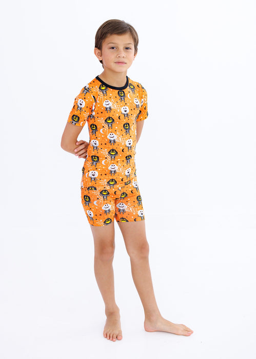 Birdie Bean michael 2-piece glow-in-the-dark pajamas: SHORT