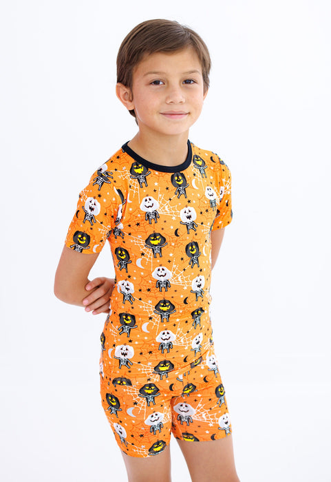 Birdie Bean michael 2-piece glow-in-the-dark pajamas: SHORT