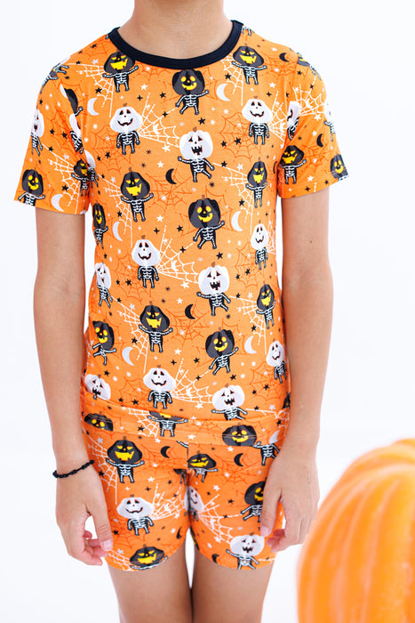 Birdie Bean michael 2-piece glow-in-the-dark pajamas: SHORT