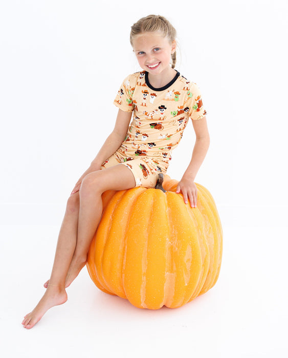 Birdie Bean willie 2-piece glow-in-the-dark pajamas: SHORT