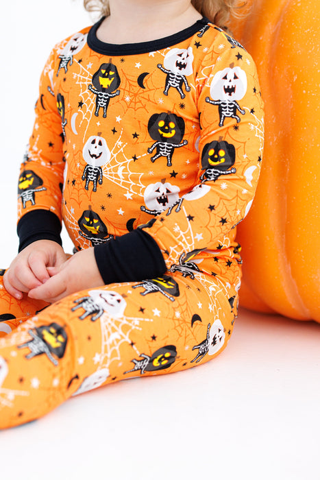 Birdie Bean michael 2-piece glow-in-the-dark pajamas: LONG