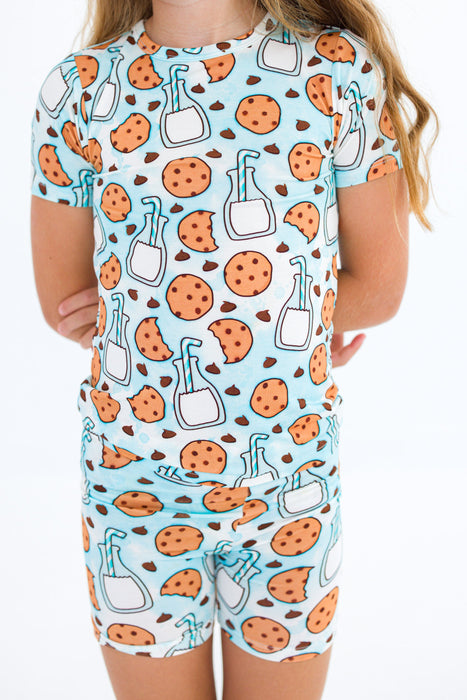 Birdie Bean chip 2-piece pajamas: SHORT