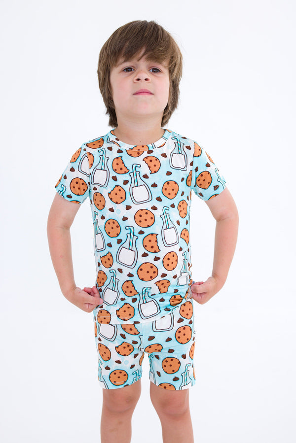 Birdie Bean chip 2-piece pajamas: SHORT