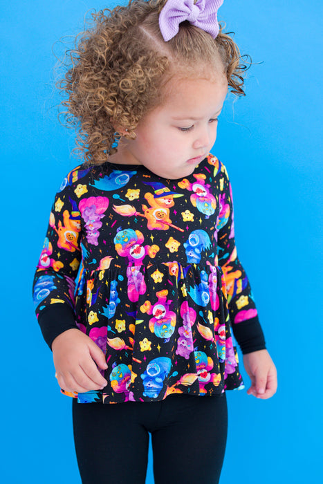 Birdie Bean Care Bears™ Spooky Cute peplum set