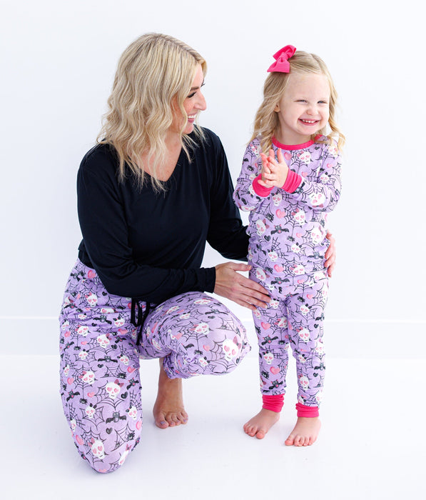 Birdie Bean carrie 2-piece glow-in-the-dark pajamas: LONG