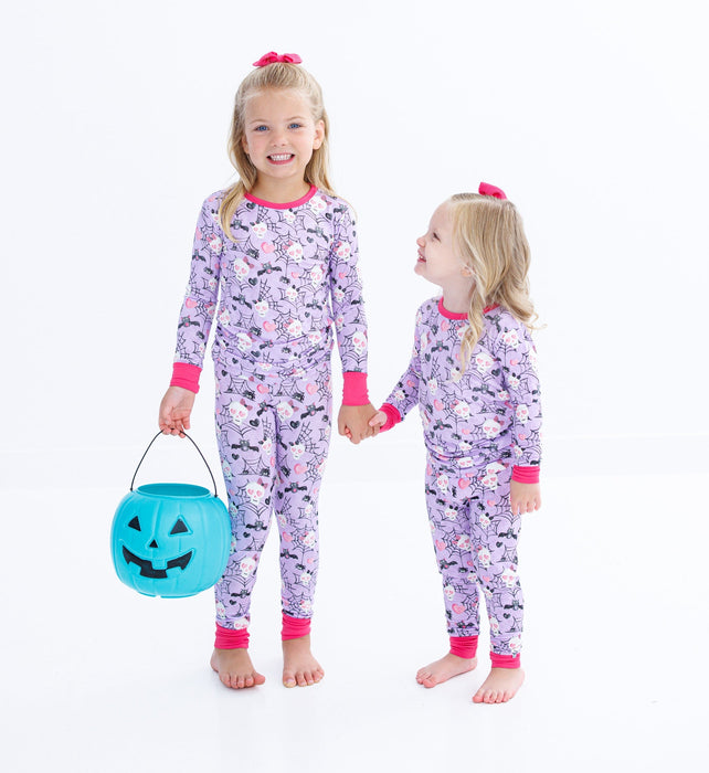 Birdie Bean carrie 2-piece glow-in-the-dark pajamas: LONG