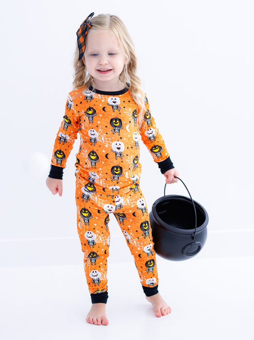 Birdie Bean michael 2-piece glow-in-the-dark pajamas: LONG