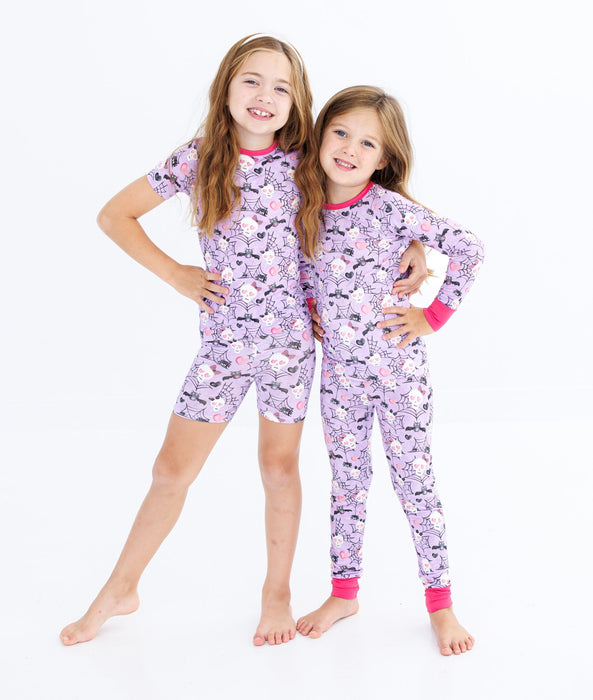 Birdie Bean carrie 2-piece glow-in-the-dark pajamas: SHORT