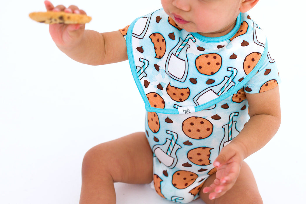 Birdie Bean chip bandana bib set