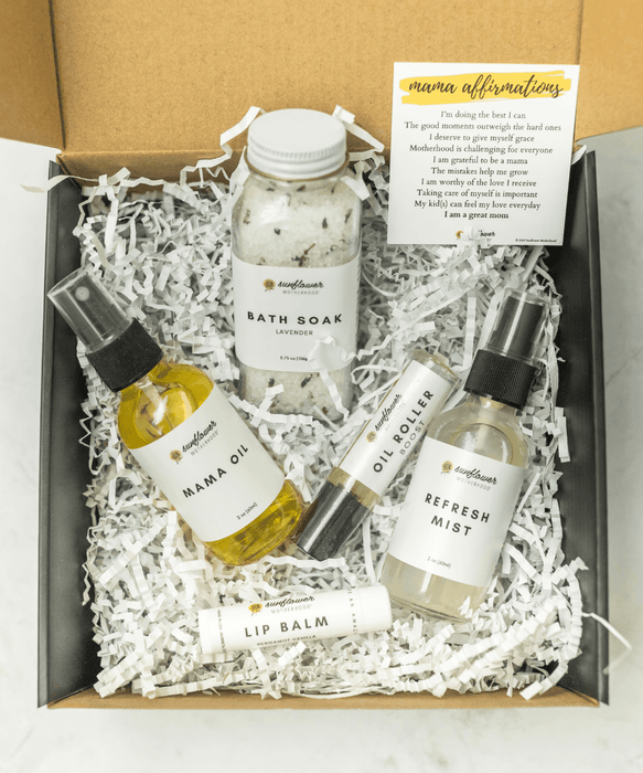 Sunflower Motherhood Self Care Gift Box