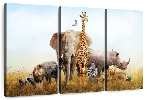 ElephantStock Kenyan Safari Animals Wall Art