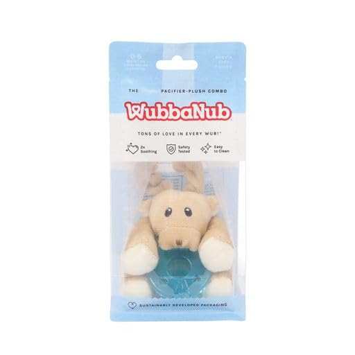 WubbaNub Plush Toy Pacifier-Reindeer