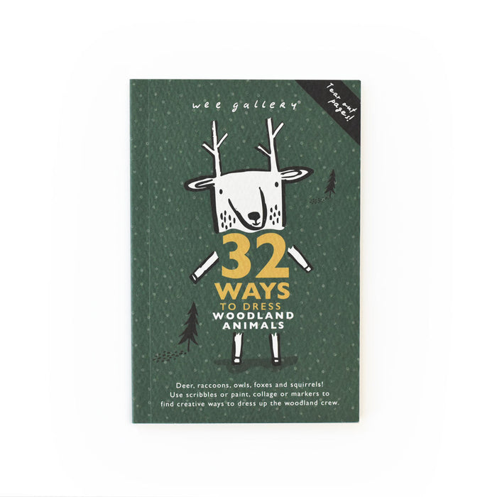 Wee Gallery 32 Ways to Dress Woodland Animals - Activity Book