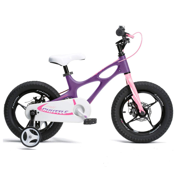 RoyalBaby Space Shuttle 16" Magnesium Alloy Kids Bicycle w/2 Disc Brakes, Purple