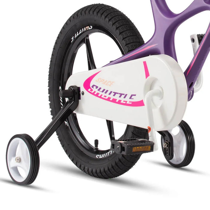 RoyalBaby Space Shuttle 16" Magnesium Alloy Kids Bicycle w/2 Disc Brakes, Purple