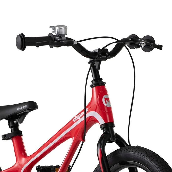 RoyalBaby Moon-5 14" Magnesium Alloy Kids Bicycle with Training Wheels, Red