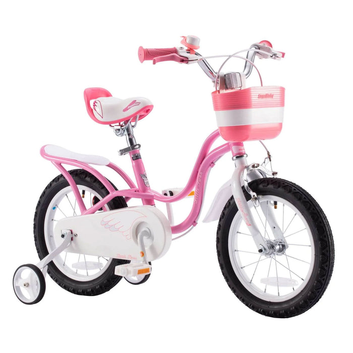 RoyalBaby Little Swan 16" Carbon Steel Kids Bicycle with Dual Hand Brakes, Pink