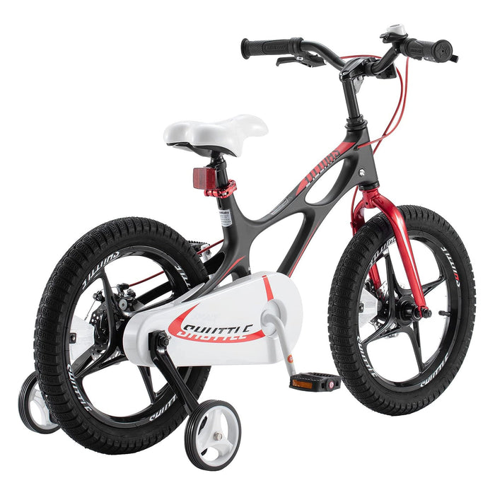 RoyalBaby Space Shuttle 14" Magnesium Alloy Kids Bicycle w/2 Disc Brakes, Black