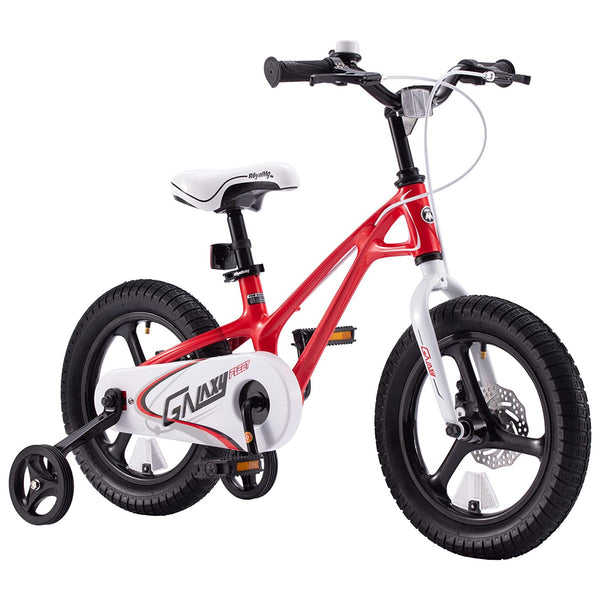 RoyalBaby RoyalMg Galaxy Fleet 16 Inch Kids Bicycle with Training Wheels, Red