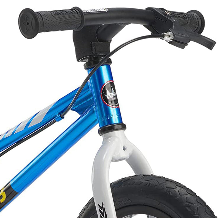 RoyalBaby Freestyle 12" Balance Bike with Handbrakes for Kids Ages 2 to 5, Blue