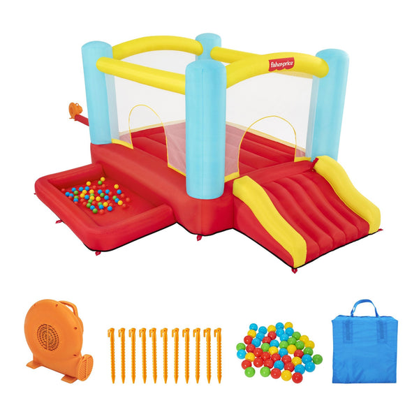 Fisher-Price  Bouncemania 12 Foot Mega Bouncer with Slide & 50 Play Balls