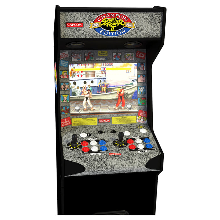 Arcade1Up Street Fighter II CE HS-5 Deluxe 5ft Stand-Up Cabinet Arcade Machine