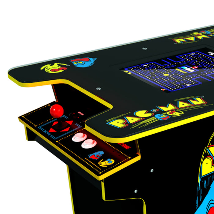 Arcade1UP PAC-MAN Head-to-Head Arcade Table, 12 Games in 1, Black Series Edition