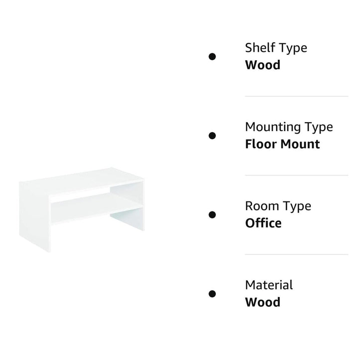 ClosetMaid 24 Inch Wide Horizontal Stackable Closet Storage Organizer, White