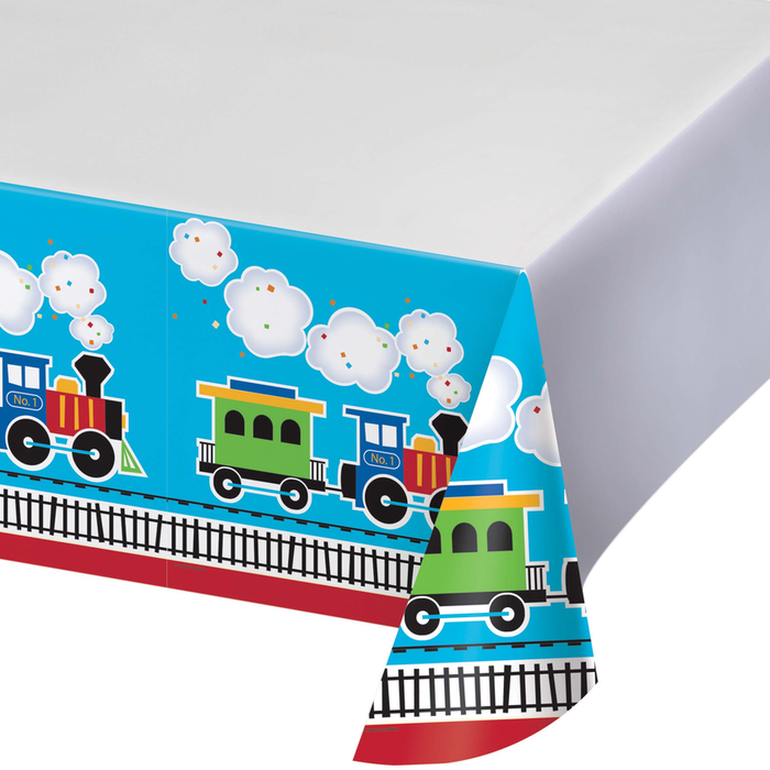 Party Decorations All Aboard Train Birthday Party Kit for 8 - 48 Total Pieces