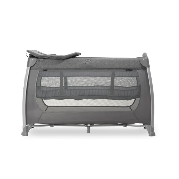 hauck Play N Relax Center Portable Baby Playard Crib with Travel Bag, Charcoal