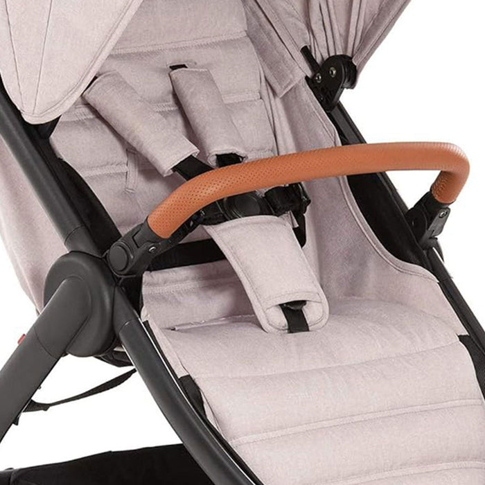 hauck Uptown Deluxe Folding Stroller with Cup Holder and Canopy, Melange Beige