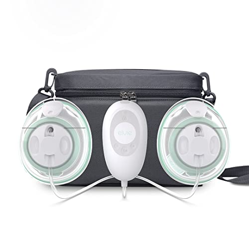 Elvie Double Electric Wearable Smart Breast Pump , Silent Hands-Free  Portable Breast Pump That Can Be Worn in-Bra with App 2-Modes & Variable  Suction White 