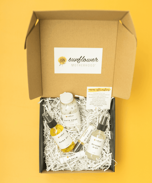 Sunflower Motherhood Self Care Gift Box