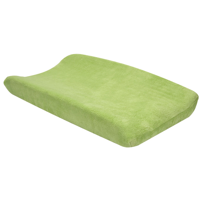 Trend Lab Sage Green Plush Changing Pad Cover