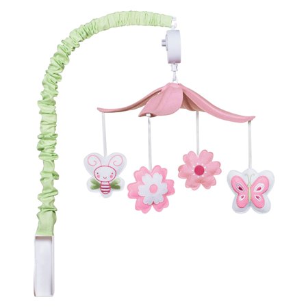 Trend Lab Floral Musical Crib Baby Mobile
