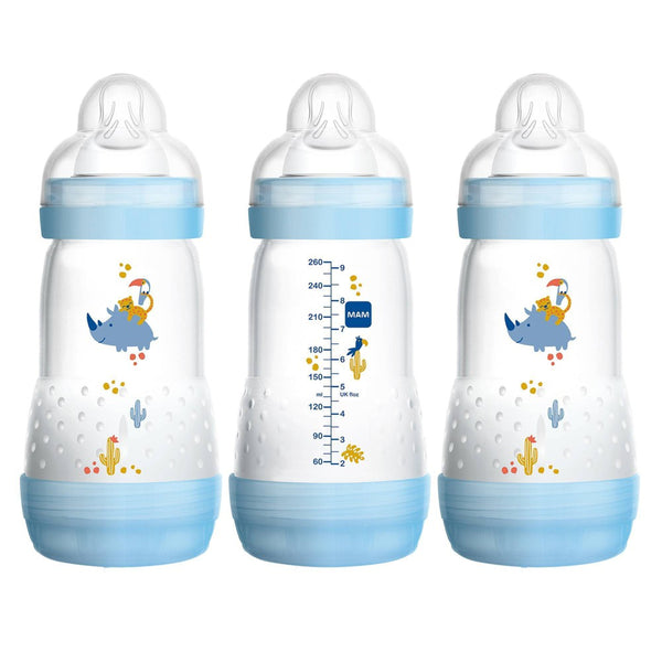 MAM 9 oz. Easy Start, 2+ Months, Boy, 3 Pack